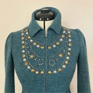 Vintage Nanette Lepore Sparkly Sweater Coat